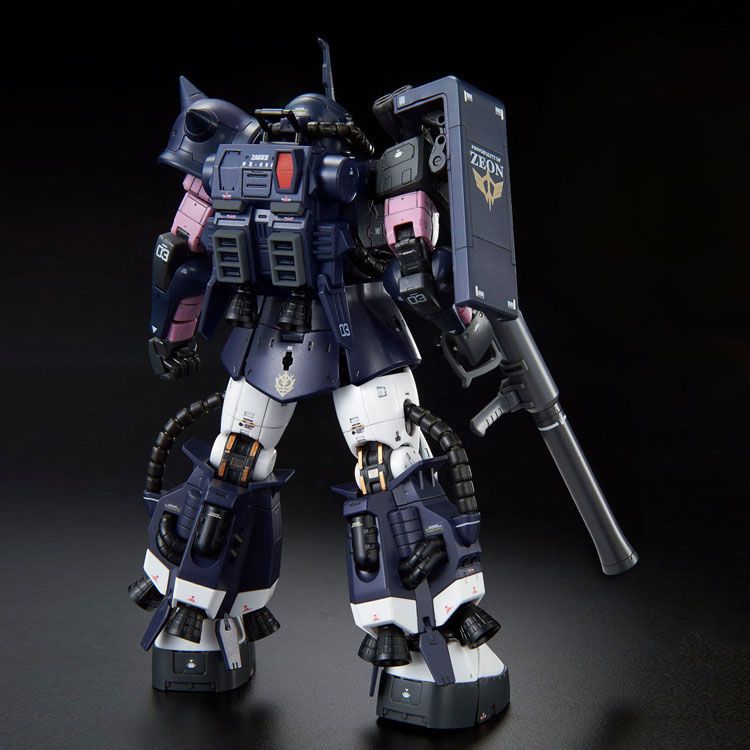 Premium Bandai RG 1/144 Zaku 2 MS-06R-1A Black Tri-Stars