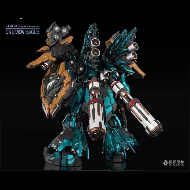 Mecha Max Blend-Nucleus 1/72 S.Fire-003 Grumdy Eagle Metal Figure