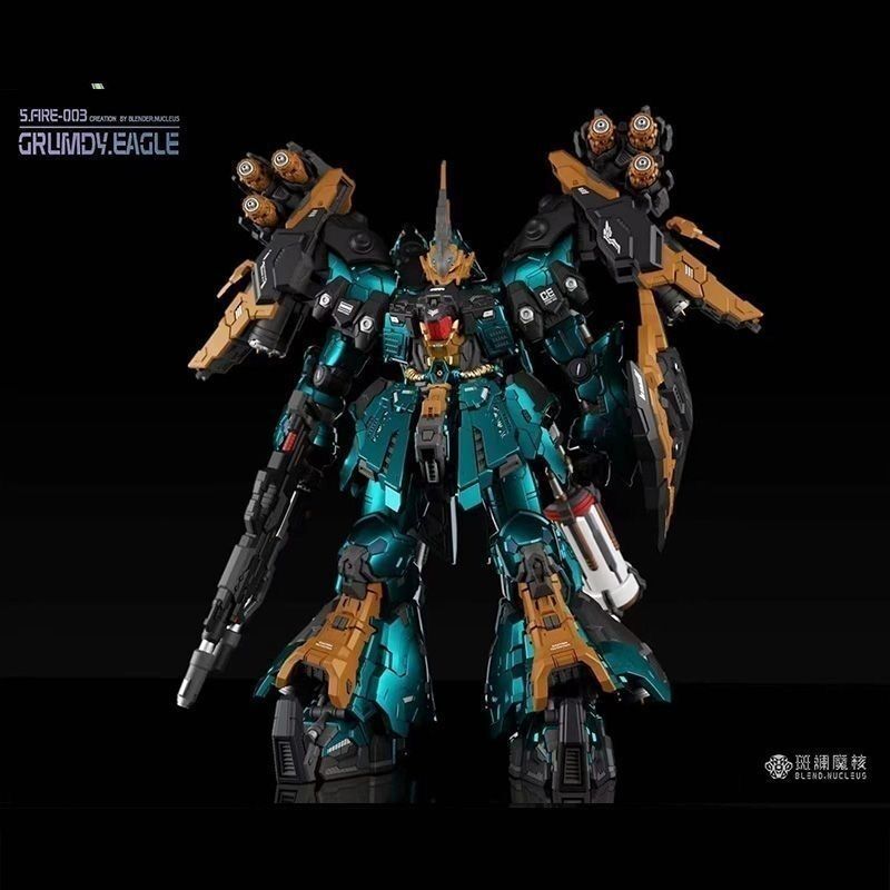 Mecha Max Blend-Nucleus 1/72 S.Fire-003 Grumdy Eagle Metal Figure