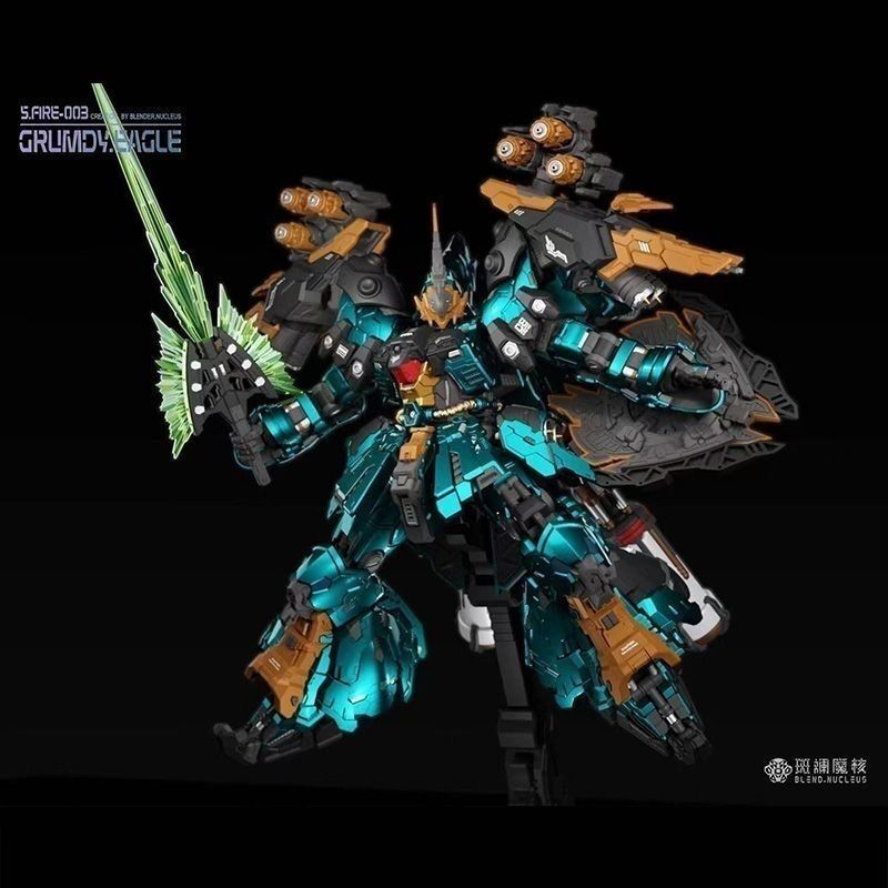 Mecha Max Blend-Nucleus 1/72 S.Fire-003 Grumdy Eagle Metal Figure