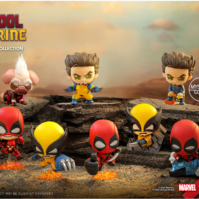 Hot Toys Deadpool and Wolverine COSBI Blind Box Fuwa Fuwa Land