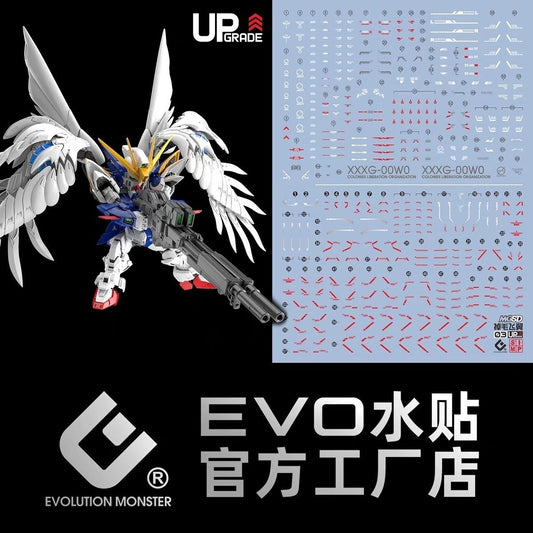 Evolution Studios MGSD Wing Zero Water Slide Decals