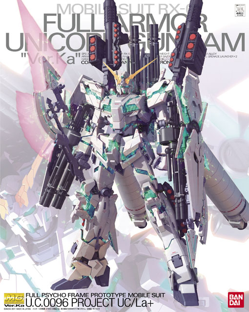 BANDAI Hobby MG 1/100 RX-0 Full Armor Unicorn Gundam Ver.Ka