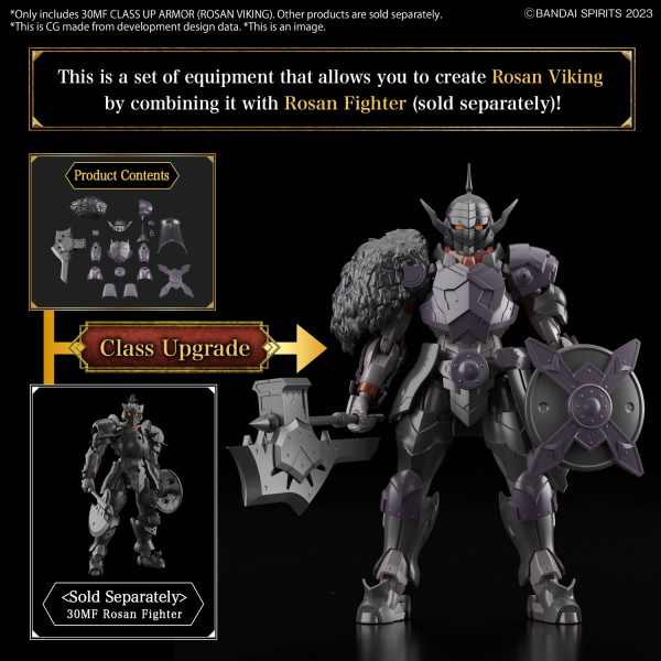 BANDAI HOBBY 30MF CLASS UP ARMOR (ROSAN VIKING)