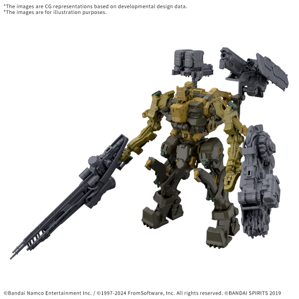 BANDAI HOBBY 30MM ARMORED CORE Ⅵ FIRES OF RUBICON RaD CC-3000 WRECKER MILK TOOTH
