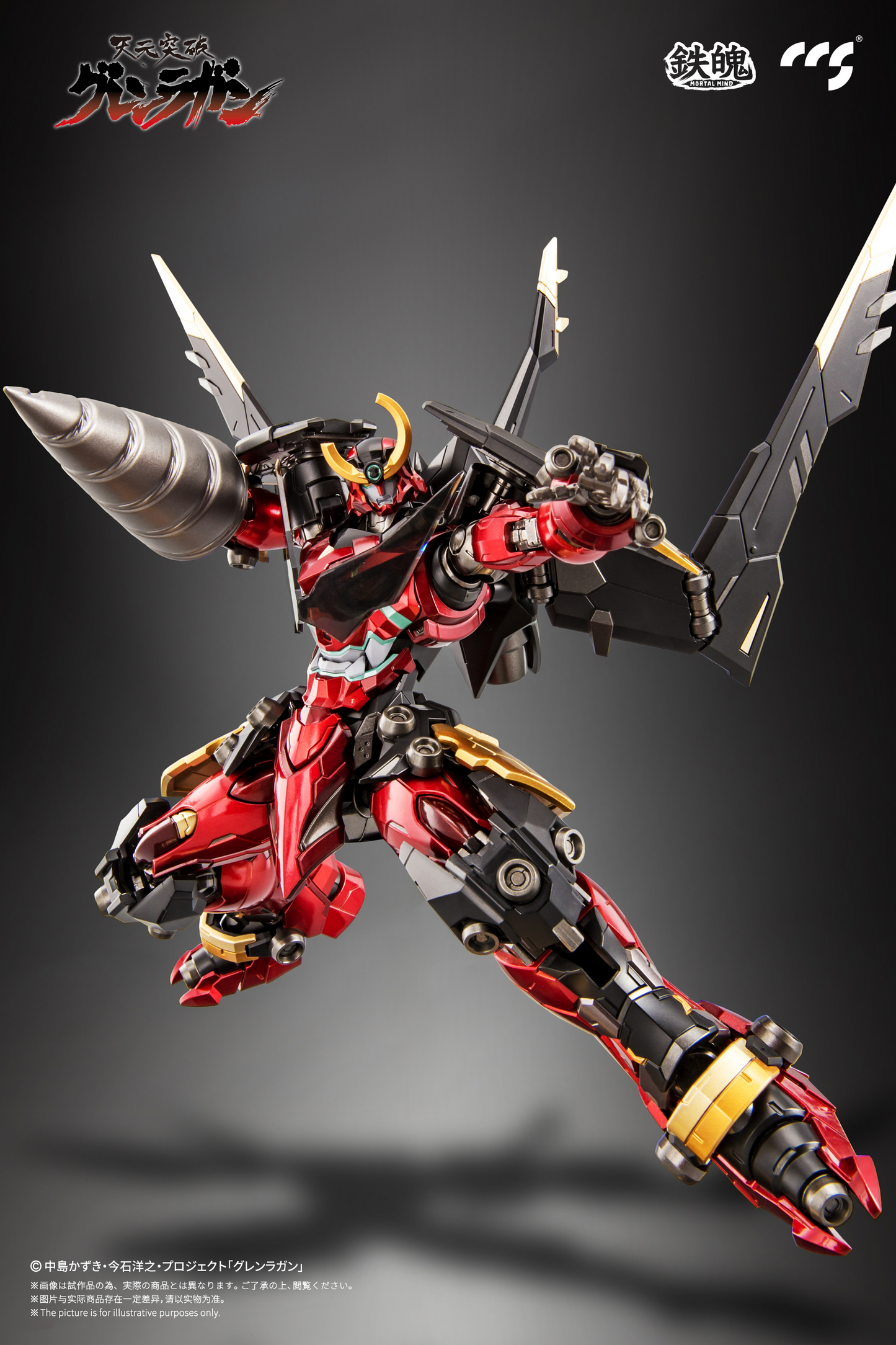 CCSTOYS Gurren Lagann Mortal Mind Series Diecast Action Figure