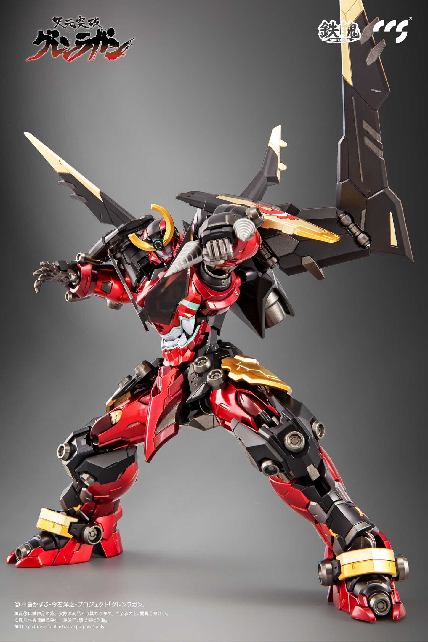 CCSTOYS Gurren Lagann Mortal Mind Series Diecast Action Figure