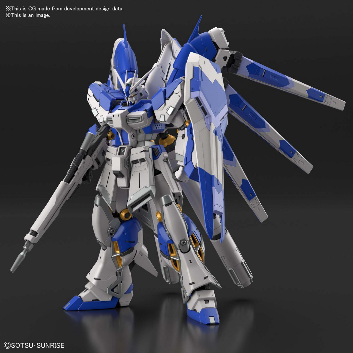BANDAI Hobby RG 1/144 Hi-Nu GUNDAM