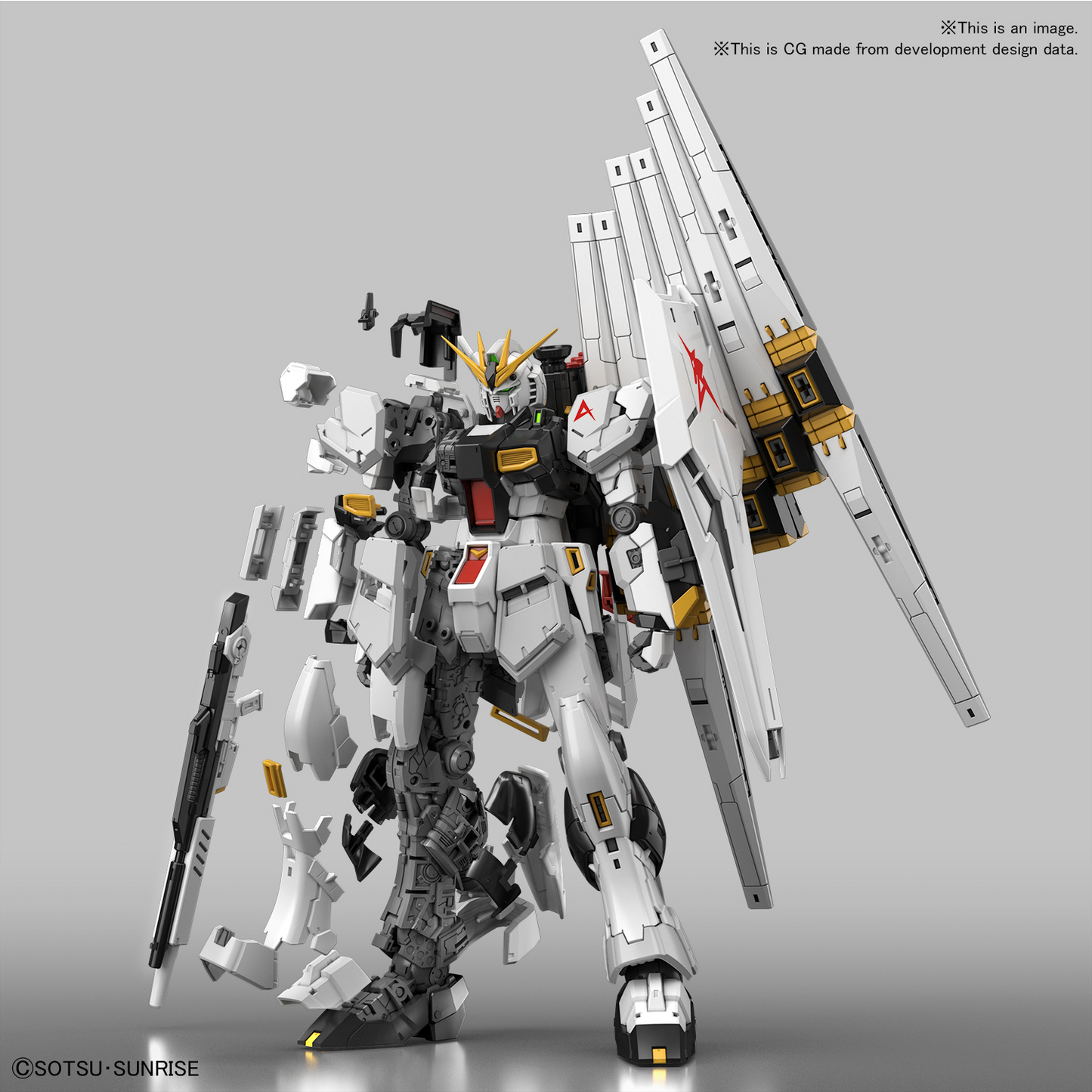 BANDAI Hobby RG 1/144 Nu GUNDAM