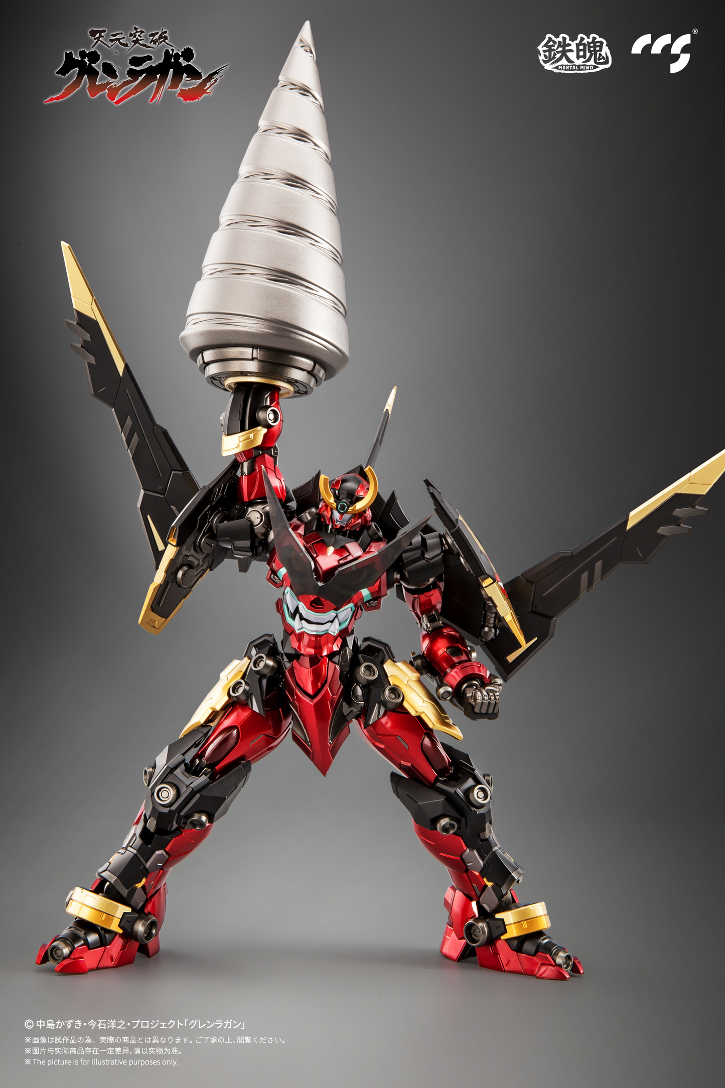 CCSTOYS Gurren Lagann Mortal Mind Series Diecast Action Figure