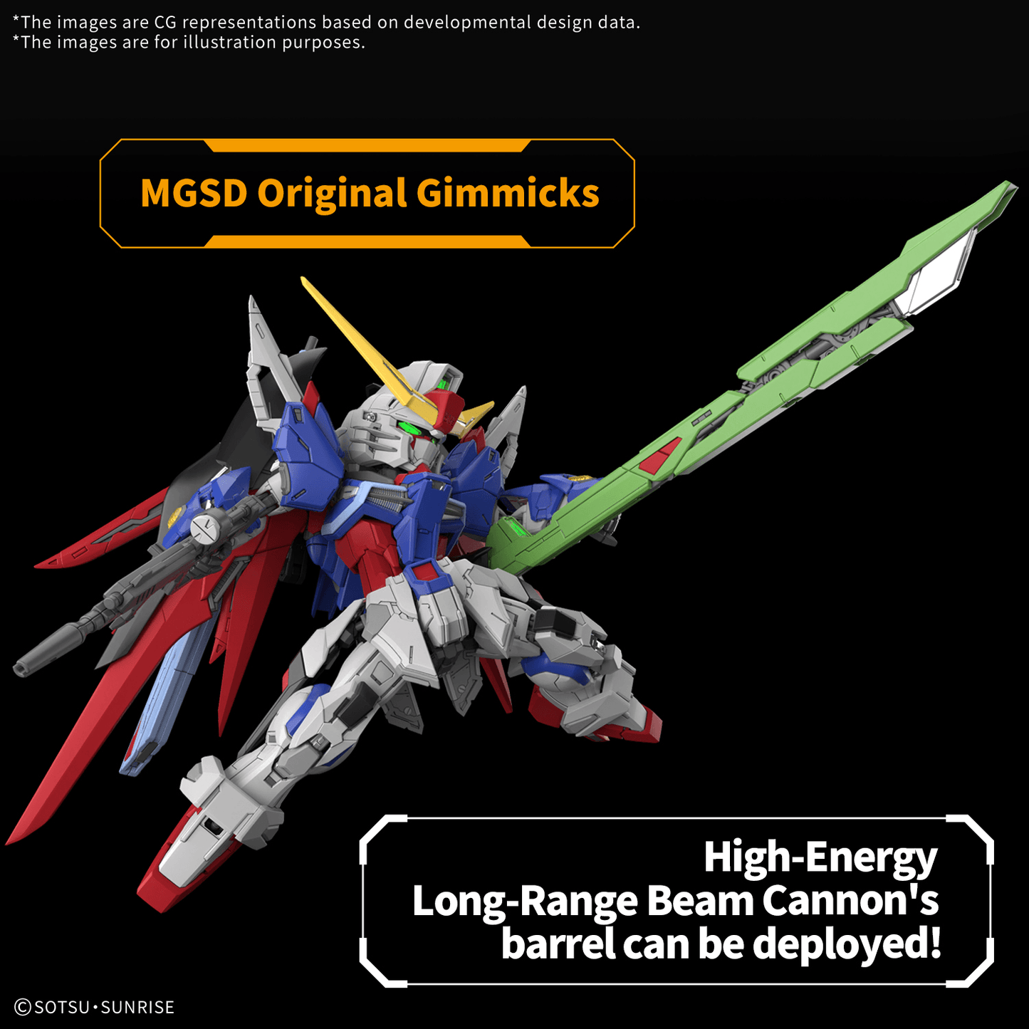 BANDAI Hobby MGSD DESTINY GUNDAM