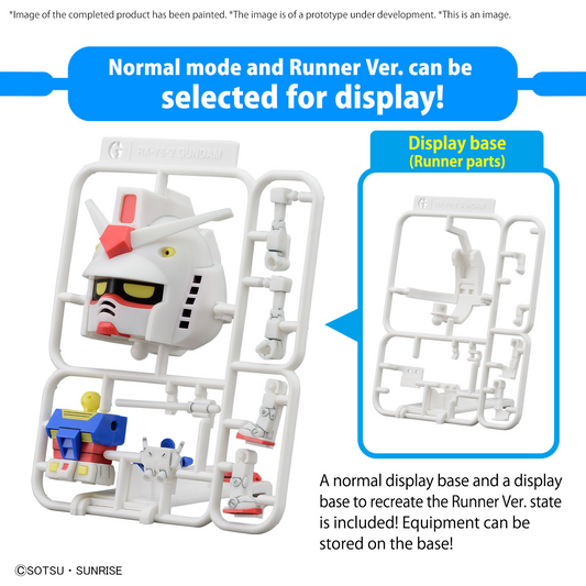 BANDAI Hobby 1/1 GUNPLA-KUN DX SET (WITH RUNNER Ver. RECREATION PARTS)