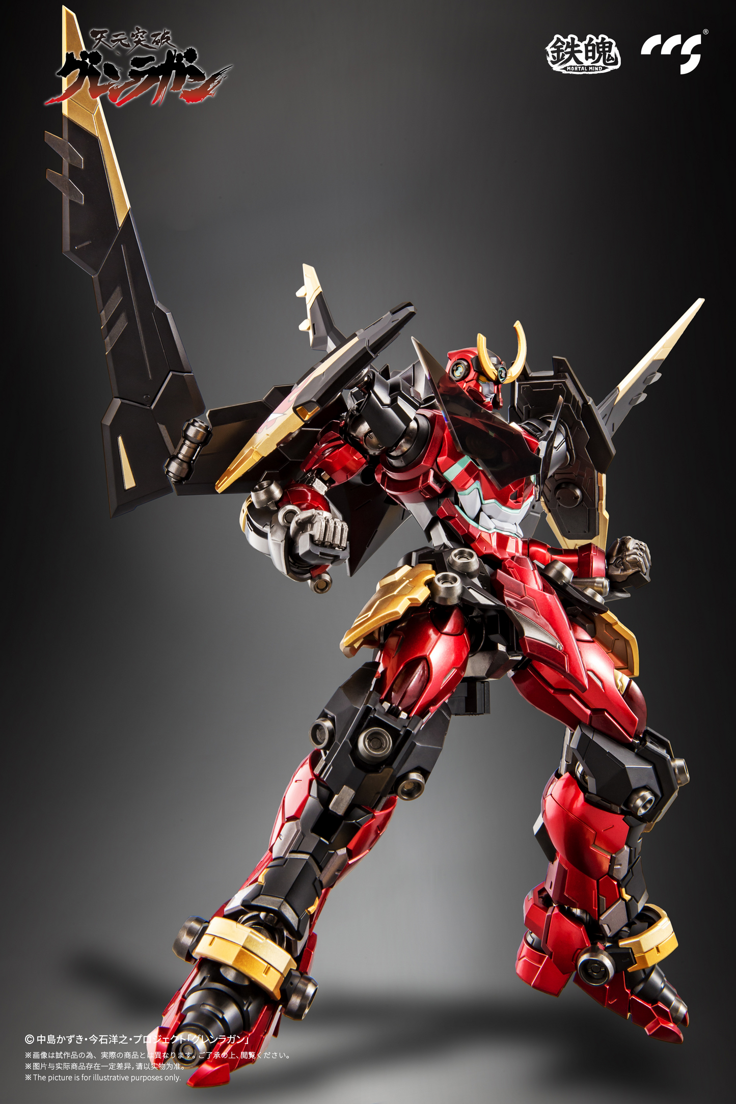 CCSTOYS Gurren Lagann Mortal Mind Series Diecast Action Figure