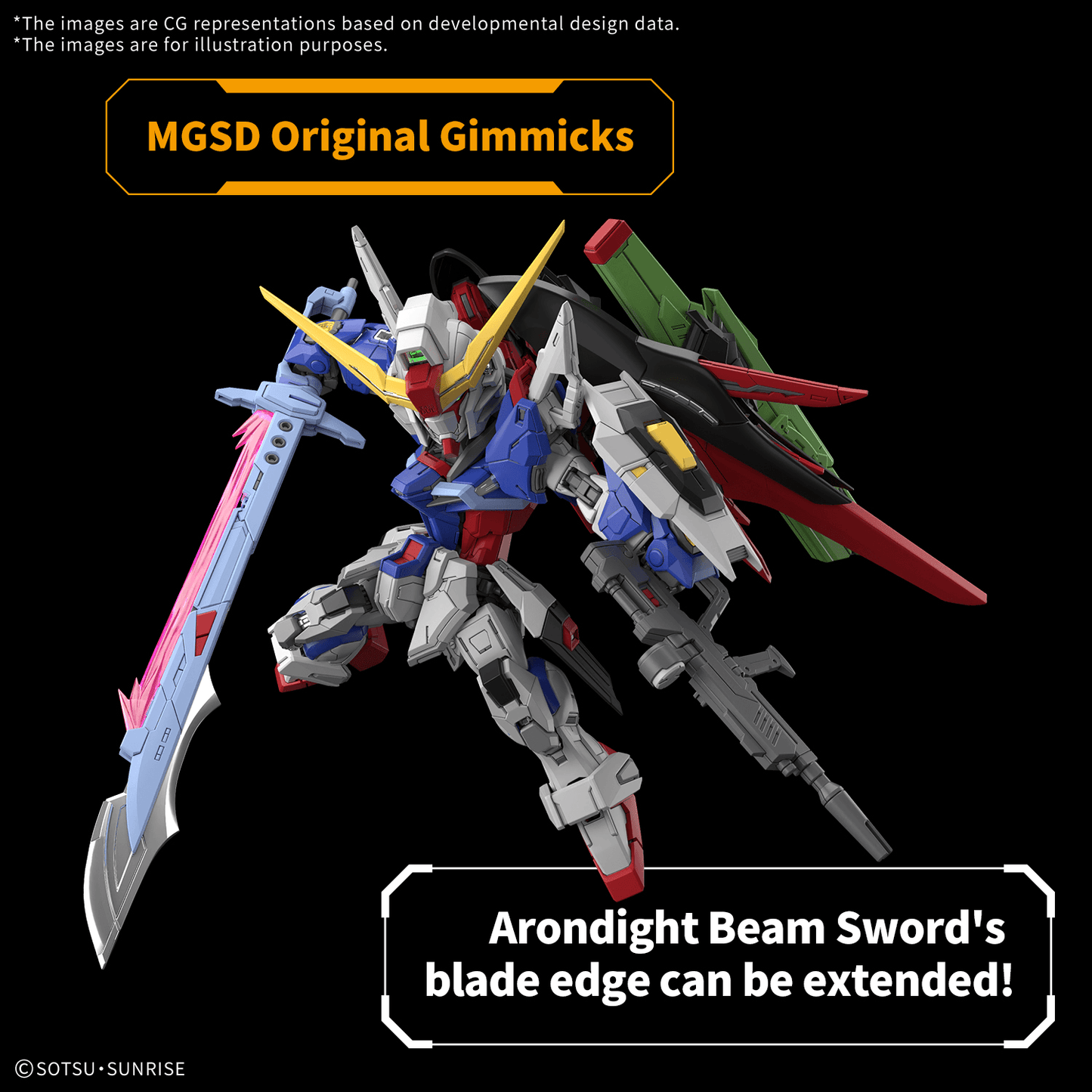 BANDAI Hobby MGSD DESTINY GUNDAM