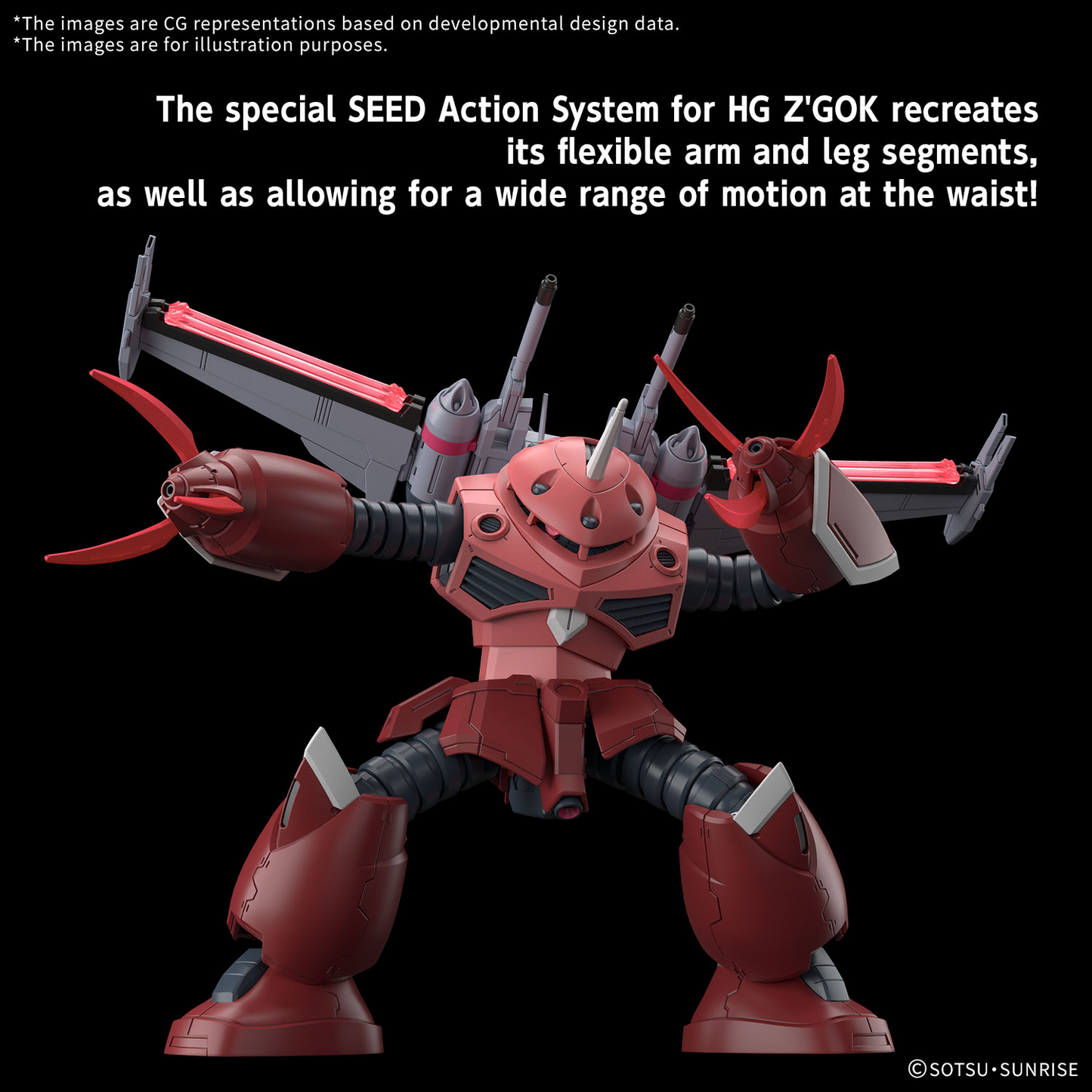 Bandai Hobby HG 1/144 Z'Gok (SEED Freedom Ver)