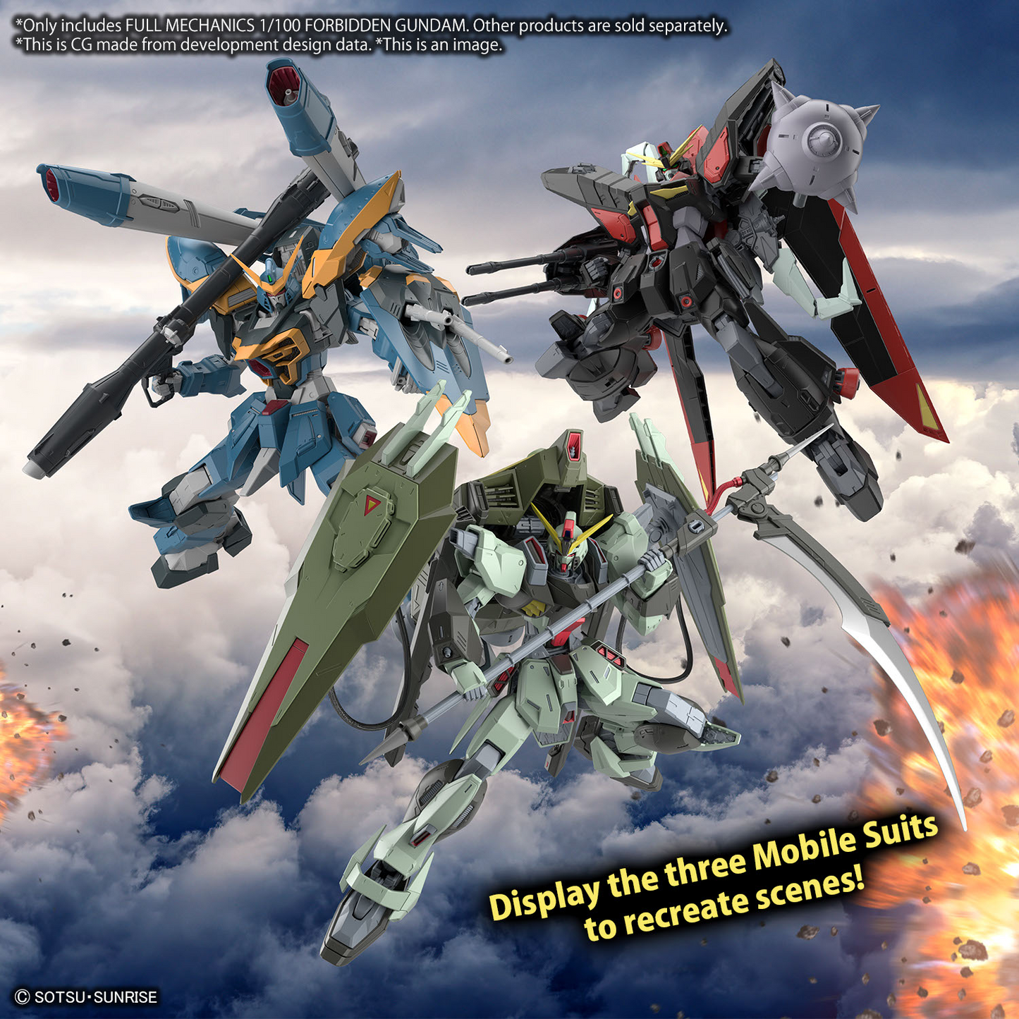 BANDAI Hobby FULL MECHANICS 1/100 FORBIDDEN GUNDAM - Oct 2024