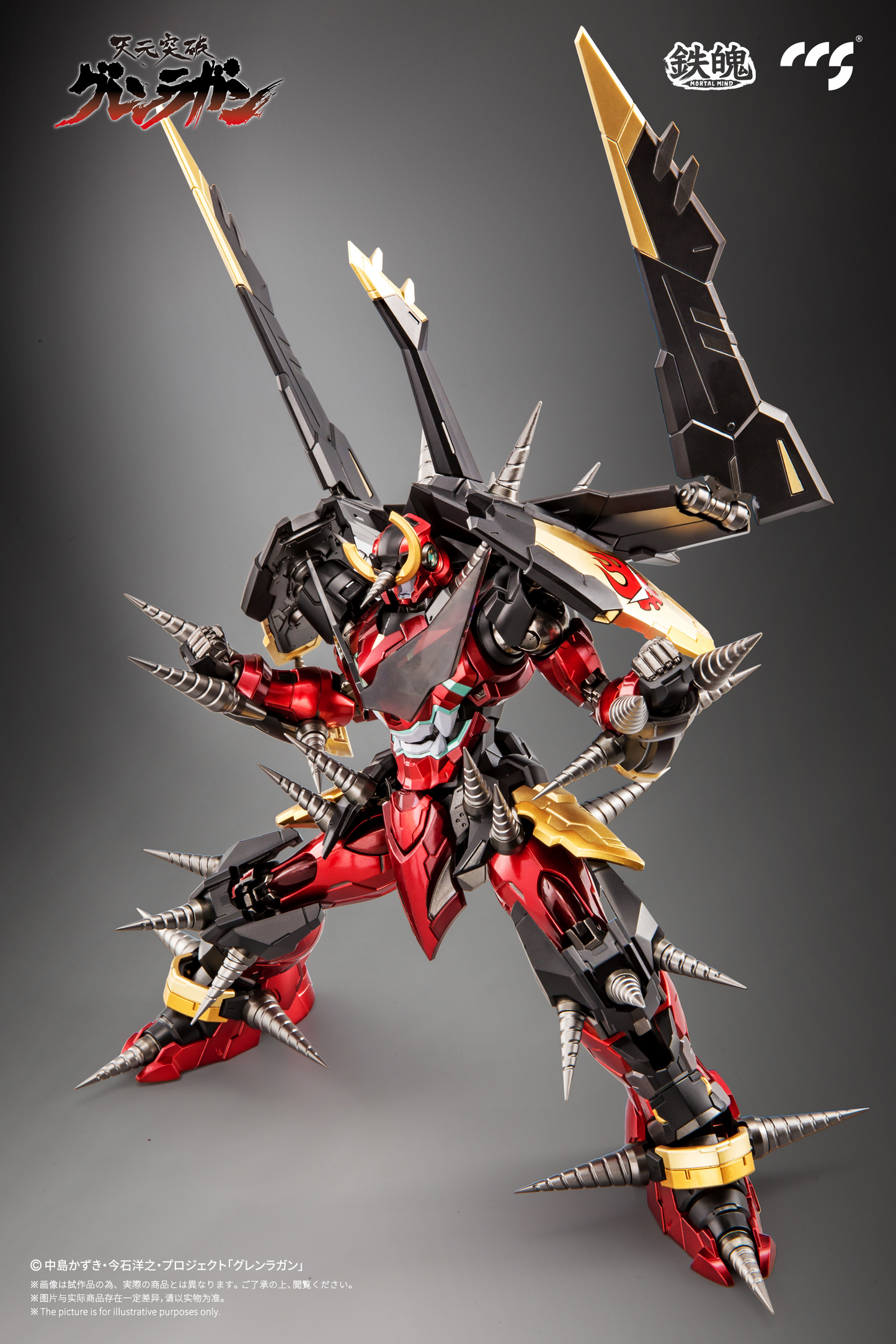CCSTOYS Gurren Lagann Mortal Mind Series Diecast Action Figure