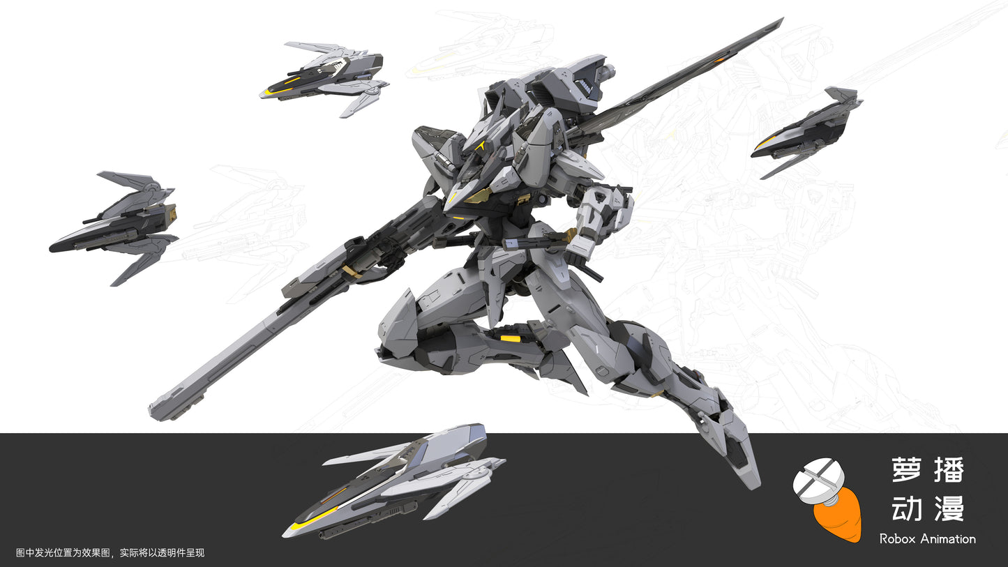 Robox Animation 1/100 RB-P-01 Test-70 Armored Colossus Bailu Air Combat Type Metal Frame Model Reprint Version
