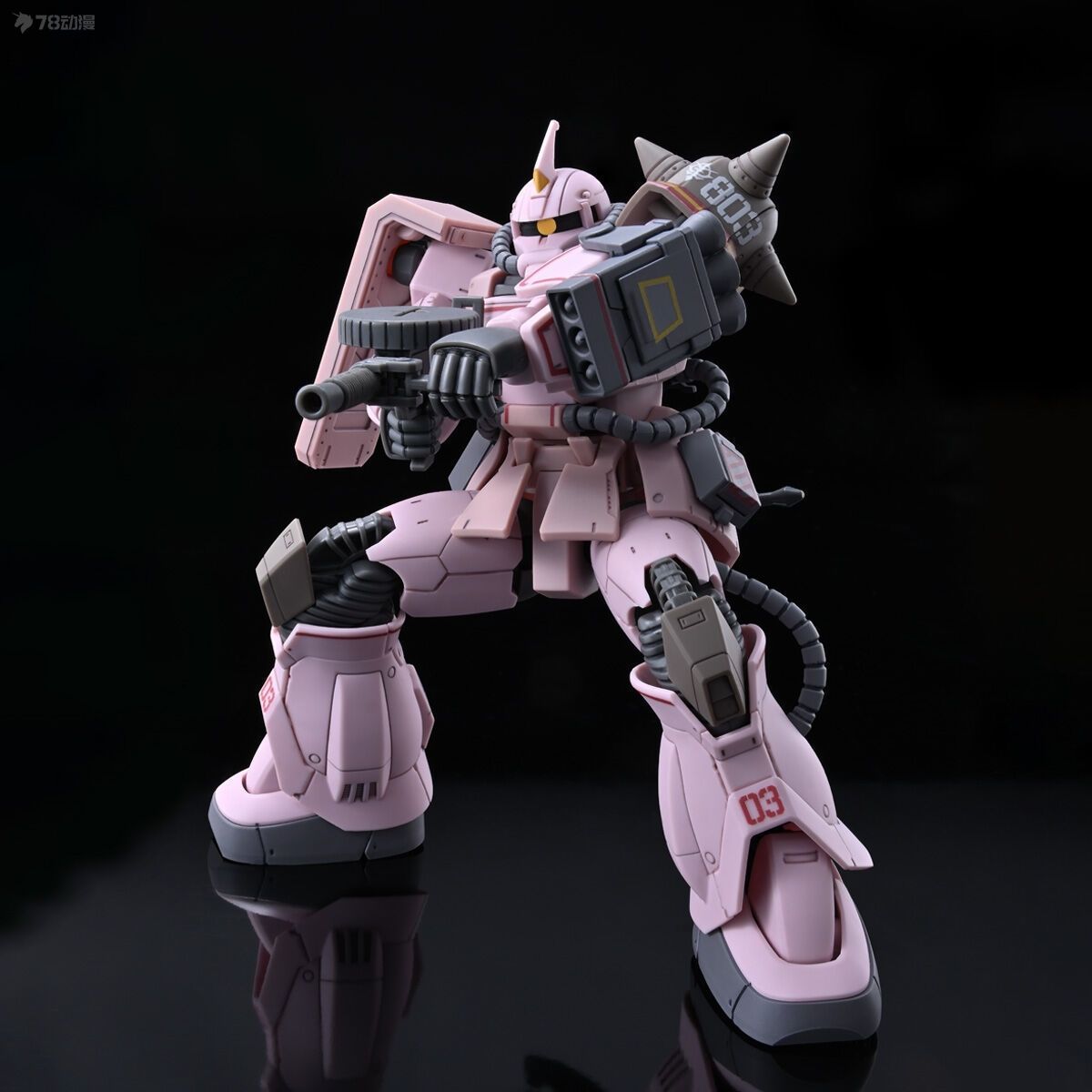 Premium Bandai HG 1/144 Zaku Desert Type (Pink Panther Corps)