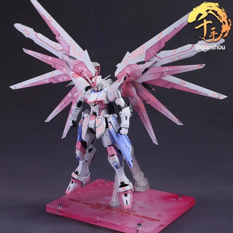 Bandai MG 1/100 Freedom Gundam 2.0 Custom Sakura Macaron Painted - Special Order