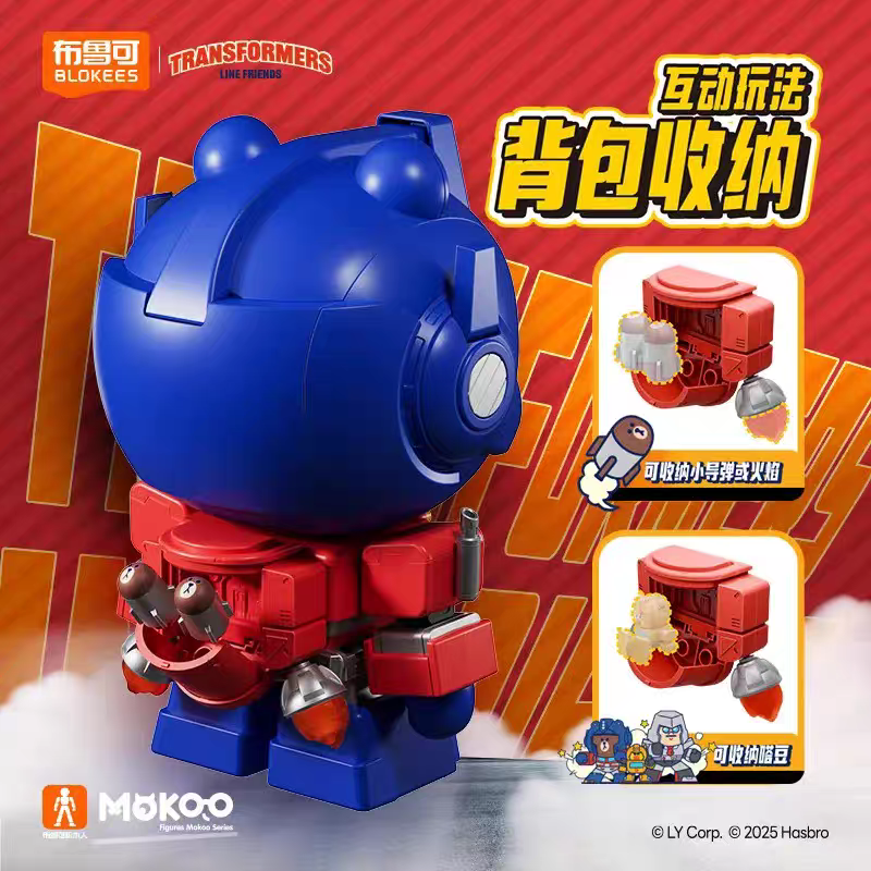 Blockee Mokoo Brown x Optimus Model Kit
