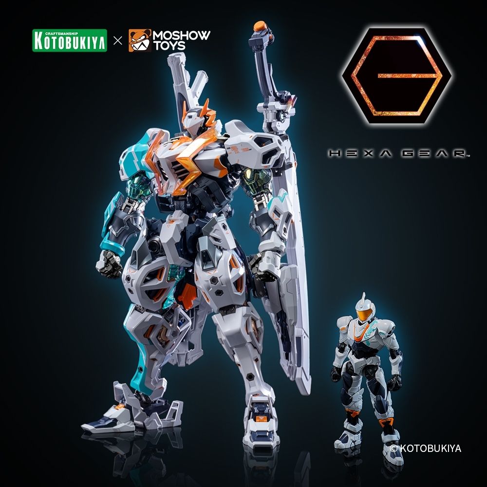 Kotobukiya x Moshow Toys 1/24 Scale Hexa Gear V-THOR Assault Type "Ji Rei" Figure