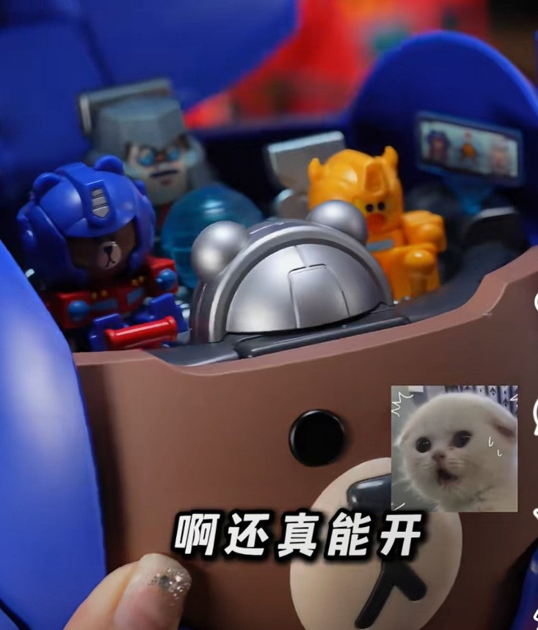 Blockee Mokoo Brown x Optimus Model Kit