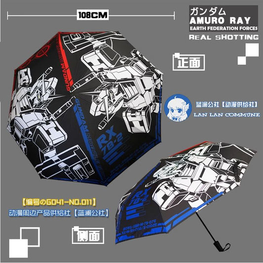 Power Angel x Gundam Umbrella