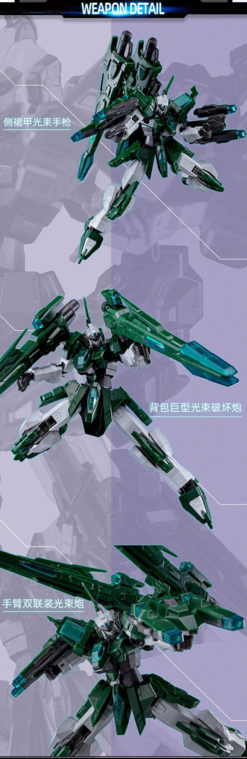 Soul Vogue BF 1/144 Sword Shadow & Cannon Shadow Metal Frame Model Kits