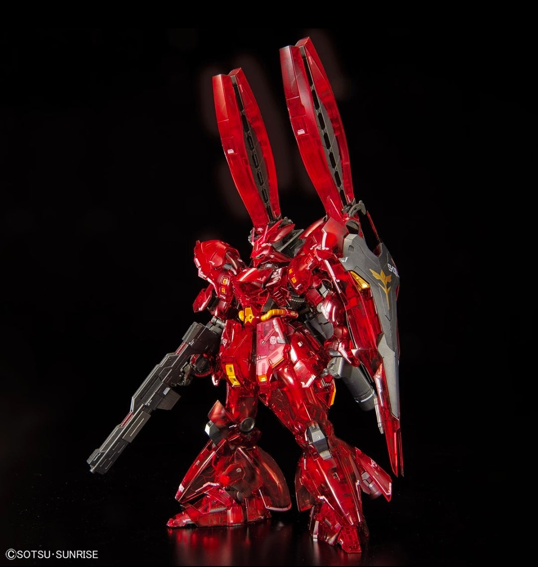 Gundam Base Limited RG MSN-04FF SAZABI Fukuoaka Clear Version
