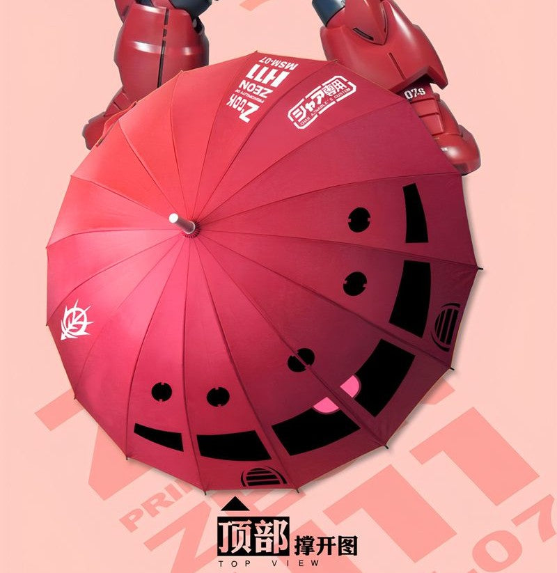 Power Angel x Gundam Char's Z'Gok Umbrella