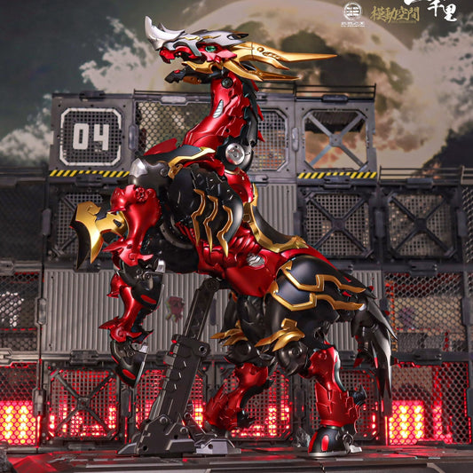 SAYING ZONE x 33 INDUSTRY Red Hare Alloy Transformation Figure