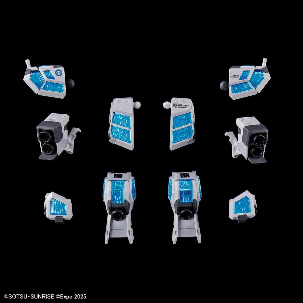 Bandai Spirits RX-78F00/E Gundam EX-001 Glass Feather Model Kit