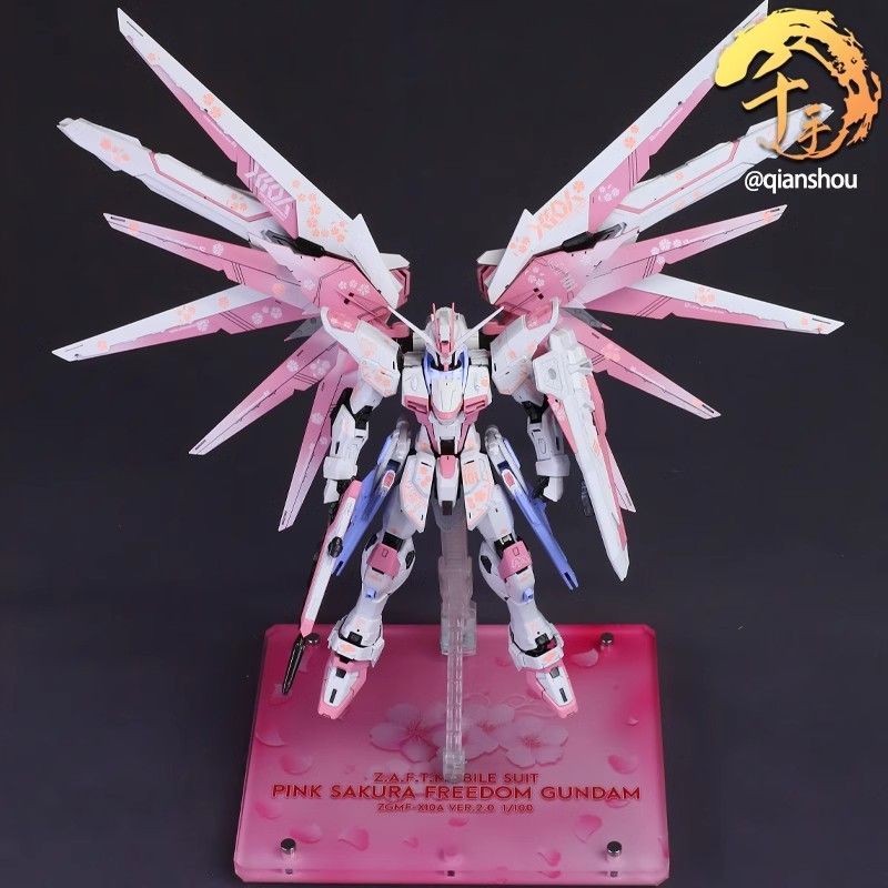 Bandai MG 1/100 Freedom Gundam 2.0 Custom Sakura Macaron Painted - Special Order