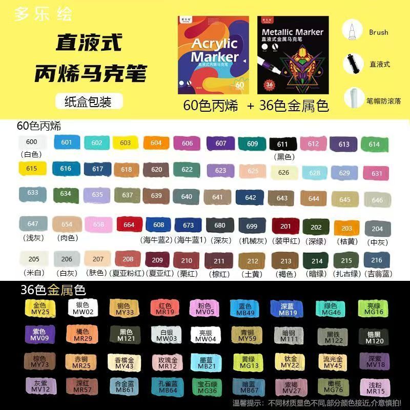 Doloha Markers Set of 96