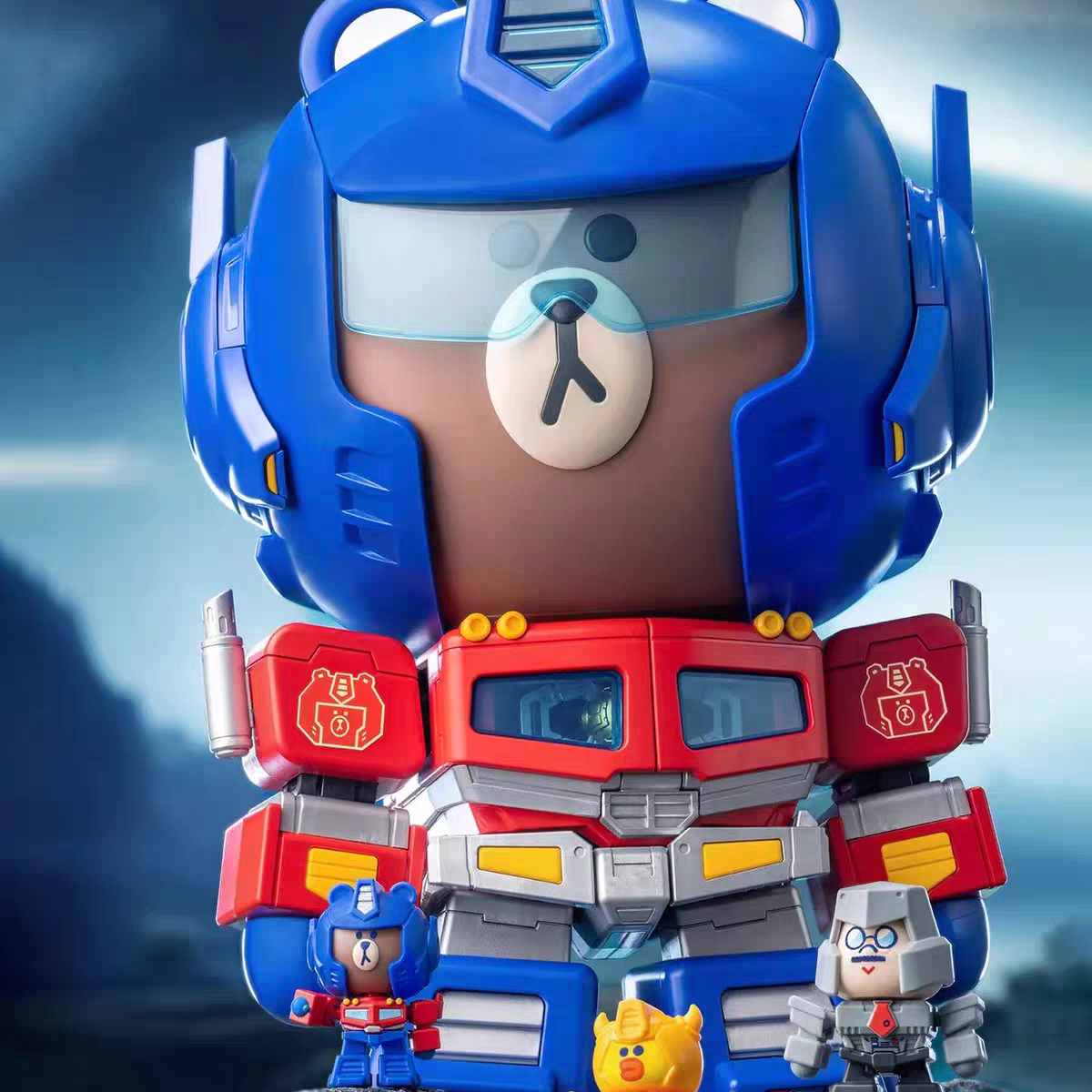 Blockee Mokoo Brown x Optimus Model Kit