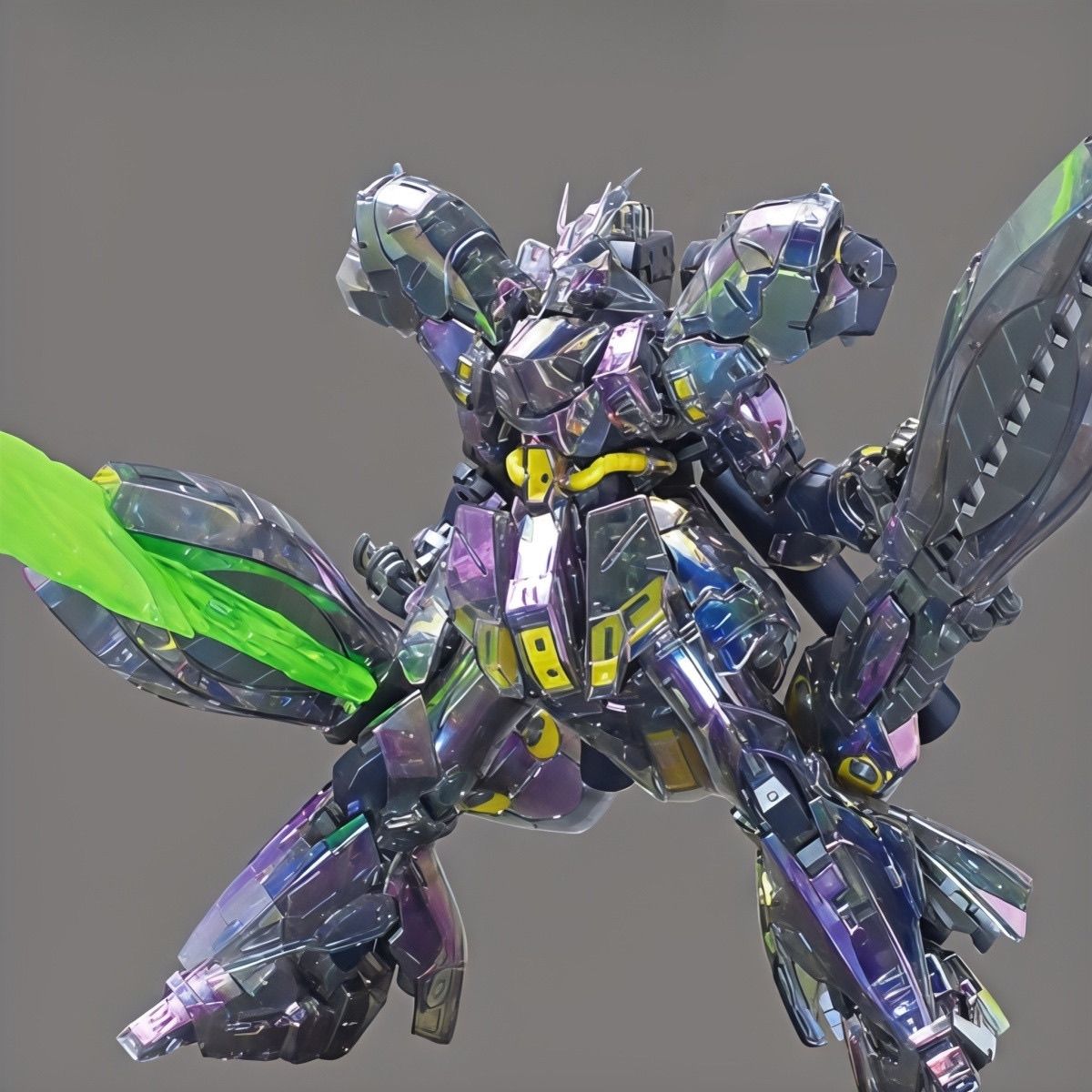 GG Custom Hologram Clear 1/144 F Type Sazabi