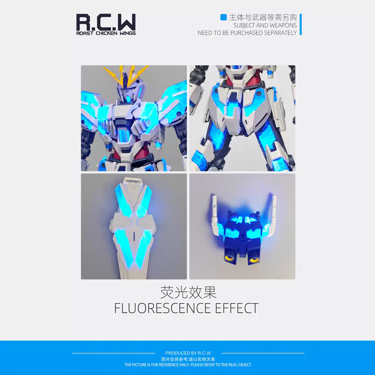 RCW Psycho Frame for MG 1/100 Narrative Gundam - 3 color set