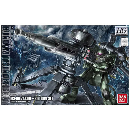 BANDAI Hobby HG 1/144 ZAKU II+BIG GUN SET [GUNDAM THUNDERBOLT Ver.]