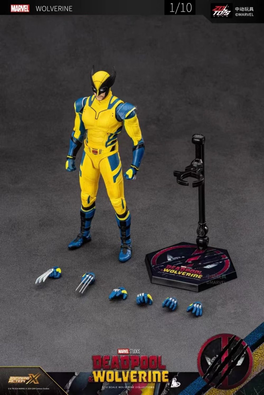 ZD Toys Deadpool and Wolverine Licensed Wolverine Figure - Nov 2024