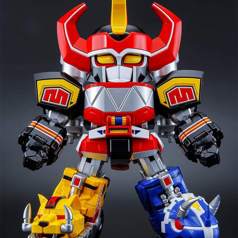 Action Toys Mighty Deformed Megazord Combining and Transforming Action Figure