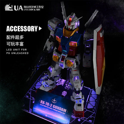 Unicorn & Art Design (UA) PG Unleashed 1/60 RX-78-2 Gundam LED Premium Set