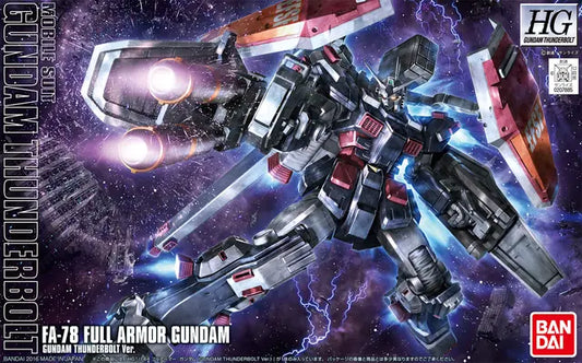 BANDAI Hobby HGTB 1/144 Full Armor Gundam (Gundam Thunderbolt Anime Color Ver)