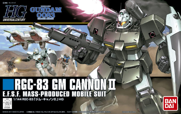 BANDAI Hobby HGUC 1/144 #125 GM Cannon 2