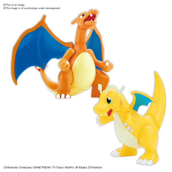 BANDAI Hobby POKEMON MODEL KIT CHARIZARD & DRAGONITE