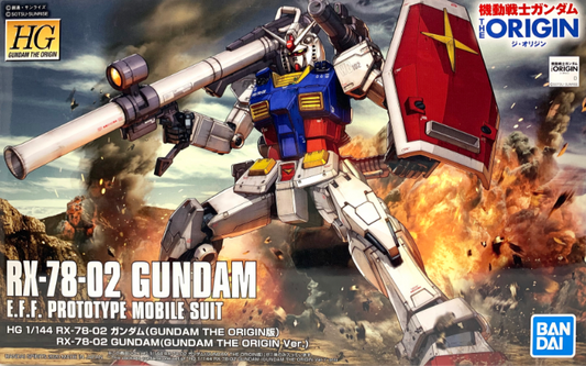 BANDAI Hobby HG 1/144 RX-78-02 GUNDAM (GUNDAM THE ORIGIN Ver.)