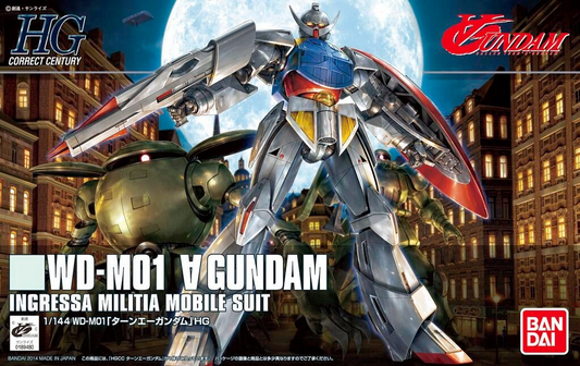 BANDAI Hobby HG CC 1/144 Turn A Gundam