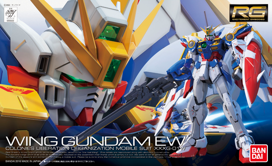 BANDAI Hobby RG 1/144 XXXG-01W Wing Gundam EW