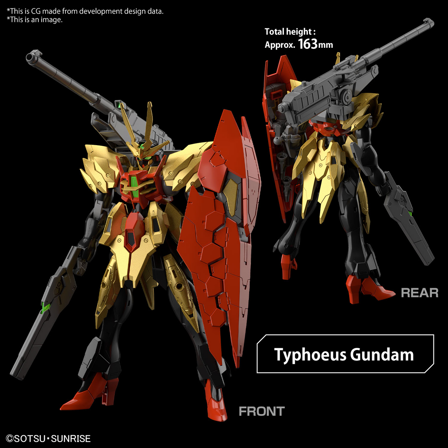 BANDAI Hobby HG 1/144 Typhoeus Gundam Chimera