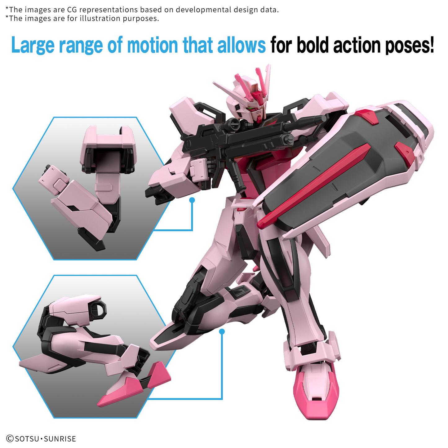 BANDAI Hobby ENTRY GRADE 1/144 STRIKE ROUGE - April 2025